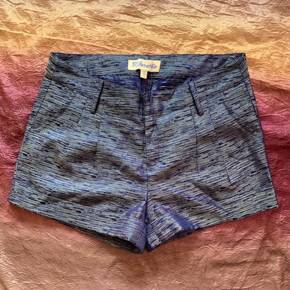 Urban Outfitters Pants - Urban Outfitters Paraella metallic shorts
